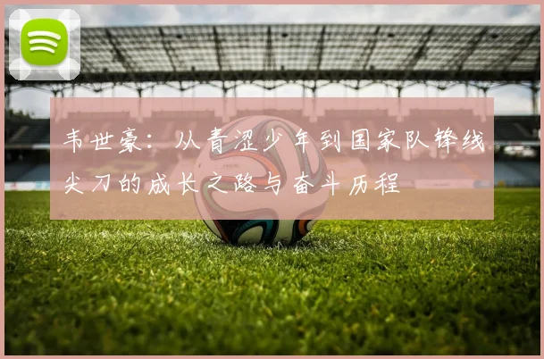 韦世豪：从青涩少年到国家队锋线尖刀的成长之路与奋斗历程